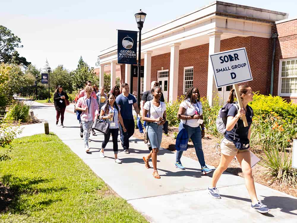 students attending soar session at the georgia southern armstrong campus in savannah.