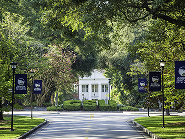 The entrance for Georgia Southern's Statesboro Campus, home to a wide range of graduate programs.