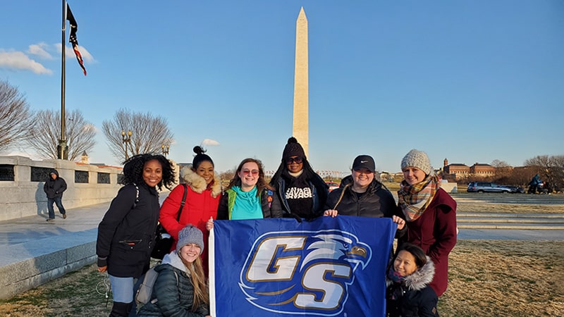 GS students in Washington, DC.