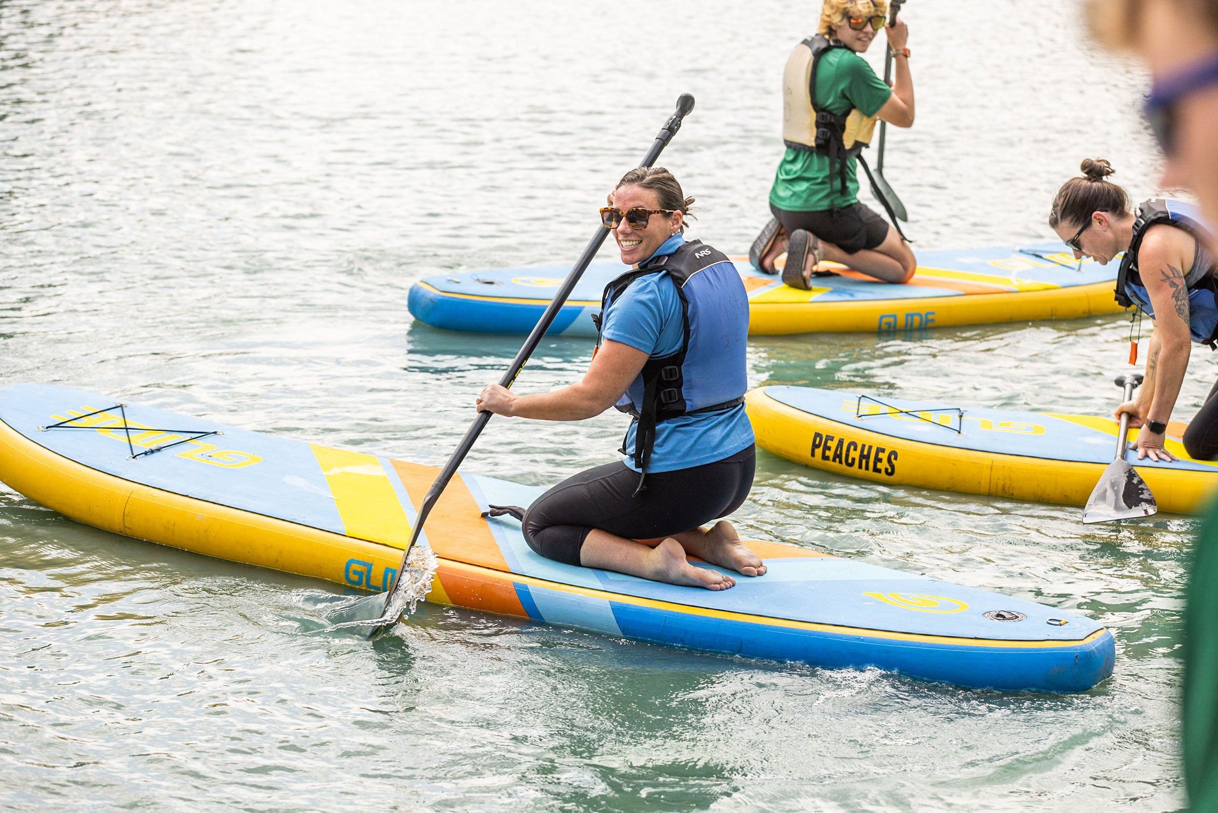 Students from Georgia Southern's B.S. in Recreation and Tourism Management program embark on a paddleboarding trip